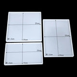 Large Square Coaster Silicone Mold for Resin Art