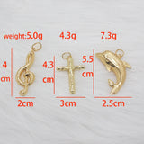 Bear Pendant Necklace 18K Filled Chain Jewelry