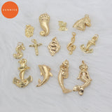Bear Pendant Necklace 18K Filled Chain Jewelry
