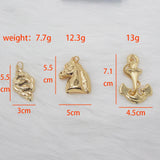 Bear Pendant Necklace 18K Filled Chain Jewelry