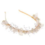 Fairy Bride Hair Accessories Flower Pearls Headbands for Women Girls