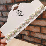 Fairy Lace Flower Choker Necklace for Women
