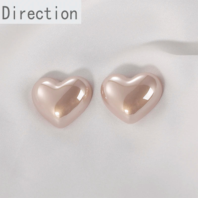 Fairy Pearl Love Resin Patch Balloon Earrings