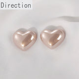 Fairy Pearl Love Resin Patch Balloon Earrings