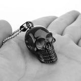 Punk Rock Skull Pendant Necklace for Men