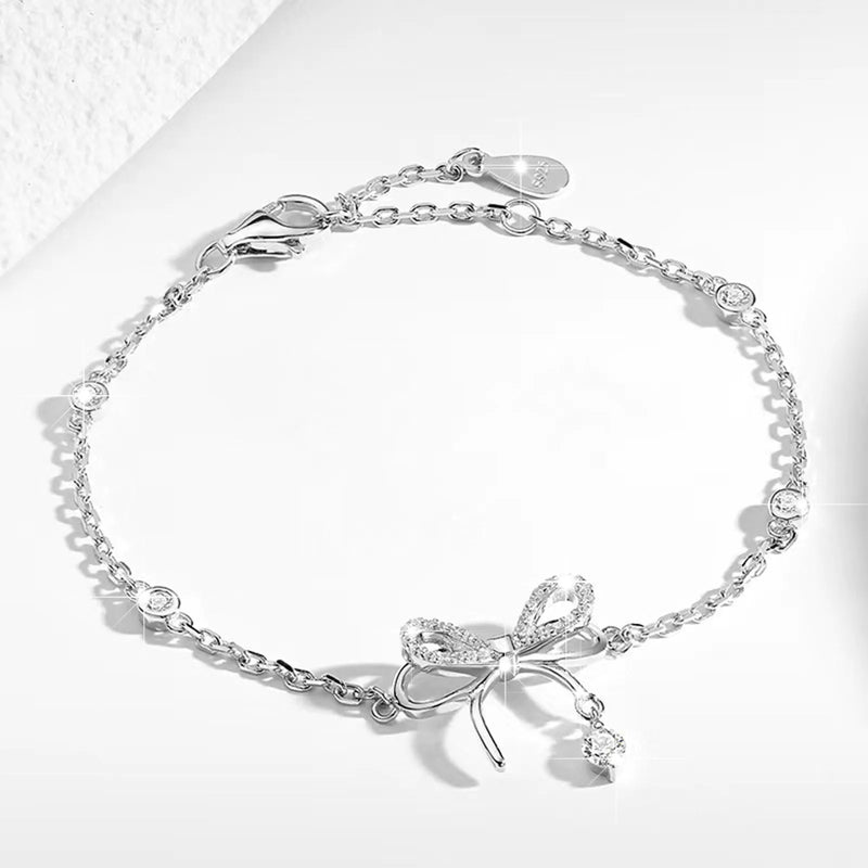 Glow in Dark Crystal Ball Bracelet Watch for Women