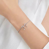 Glow in Dark Crystal Ball Bracelet Watch for Women