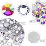 Crystal AB FlatBack Strass Rhinestones SS3-SS40