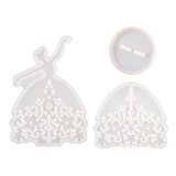 Dancing Girl Jewelry Holder Mold for DIY Jewelry Making