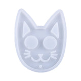 Cat Keychain Resin Mold Pendant DIY Jewelry Necklace Making Tool