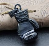 Boxing Gloves Pendant Men Charm Necklace Stainless Steel