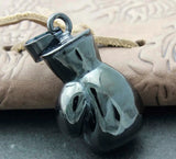 Boxing Gloves Pendant Men Charm Necklace Stainless Steel