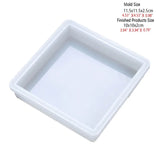 Large Silicone 3D Rectangle Resin Art Mould Craft Tools