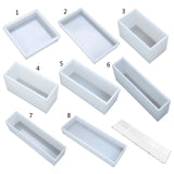 Large Rectangular Silicone Soap Loaf Resin Casting Mold Craft Tools
