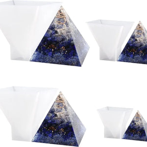 Large Pyramid Epoxy Resin Silicone Mold Craft Casting DIY Crystal Jewelry
