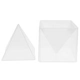 Pyramid Silicone Mould Resin Craft Jewelry Crystal Mold With Plastic Frame