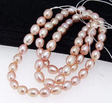 AA Rice Freshwater Pearl Beads 15inches 5X6MM