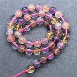 7 Crystal Beads 6-12mm Round Loose Stone Bead DIY Bracelet