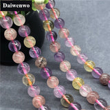 7 Crystal Beads 6-12mm Round Loose Stone Bead DIY Bracelet