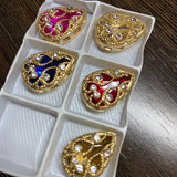 Colorful Glass Crystal Strong Claw 13X18MM Sew On Rhinestone Beads