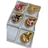 Colorful Glass Crystal Strong Claw 13X18MM Sew On Rhinestone Beads