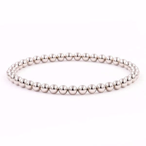 Magnetic Bracelet Half Silver Stone Therapy Health Bracelet