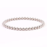 Magnetic Bracelet Half Silver Stone Therapy Health Bracelet