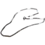 Textured Heavy Stitching Chain Necklace Couple