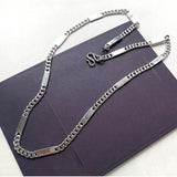 Textured Thick Patchwork Chain Necklace