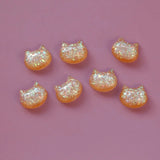 Cat Head Drum Resin Earring DIY Accessories