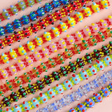 Glass Peas Beads Loose Beaded Material DIY Beading Supplies