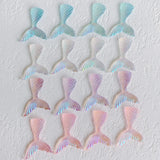 Fairy Mirror Mermaid Tail Resin Patch DIY Hairpin Accessories