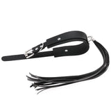 Tassel Pendant Choker Leather Necklace Double Neck Strap Sexy Collar