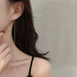 Long Ear Line Women's Earrings for Elegant Look