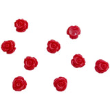 3D Retro Resin Small Roses Jewelry Decoration DIY Earrings Materials