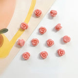 3D Retro Resin Small Roses Jewelry Decoration DIY Earrings Materials
