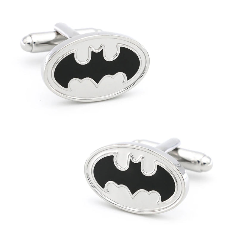 Superhero Bat Cufflinks Copper Material Cuff Links