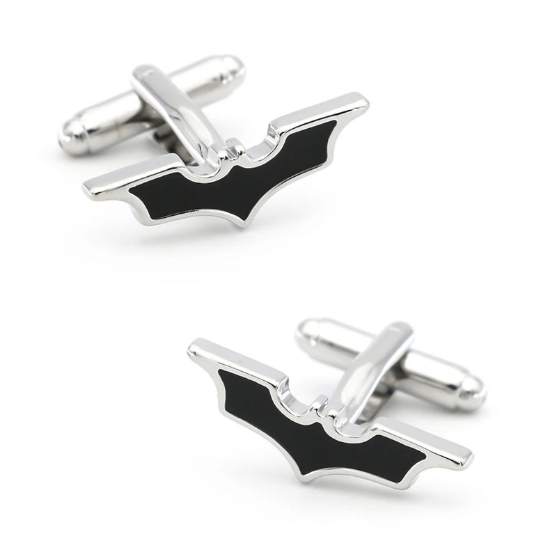 Superheroes Bat Man Cufflinks Brass Material Cuff Links