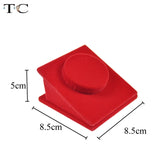 Red Velvet Bracelet Jewelry Display Stand Holder Portable Stud Bangle Organizer
