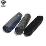 Soft PU Leather Travel Watch Roll Up Case Organizer Zipper Pouch