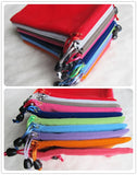 Velvet Jewelry Pouches Multicolor Double Thickening Flannelette Phone Bag