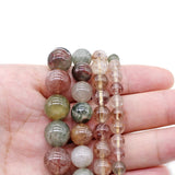 Rutilated Quartz Hair Crystal Stone Beads DIY Loose Beads