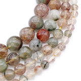 Rutilated Quartz Hair Crystal Stone Beads DIY Loose Beads