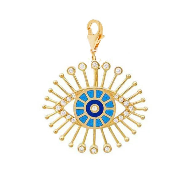 Enamel Charm Pendant for DIY Jewelry Making