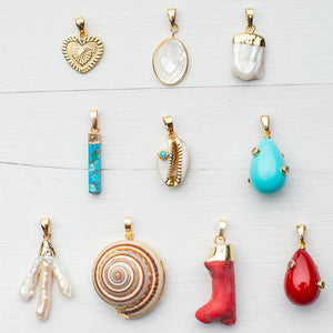 Enamel Charm Pendant for DIY Jewelry Making