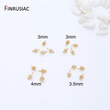14k Plated Brass Jewelry Peg Bails for Pearls Pendants