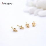 14k Plated Brass Jewelry Peg Bails for Pearls Pendants