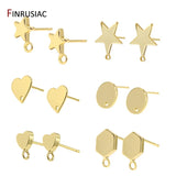 14K Plated Stud Earring Hooks Findings Components DIY Jewellery Craft