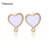 Heart Shape Earring Hooks 14K Plated DIY Findings