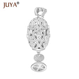 Copper Zircon Bell Clasp Tassel Pendant Findings